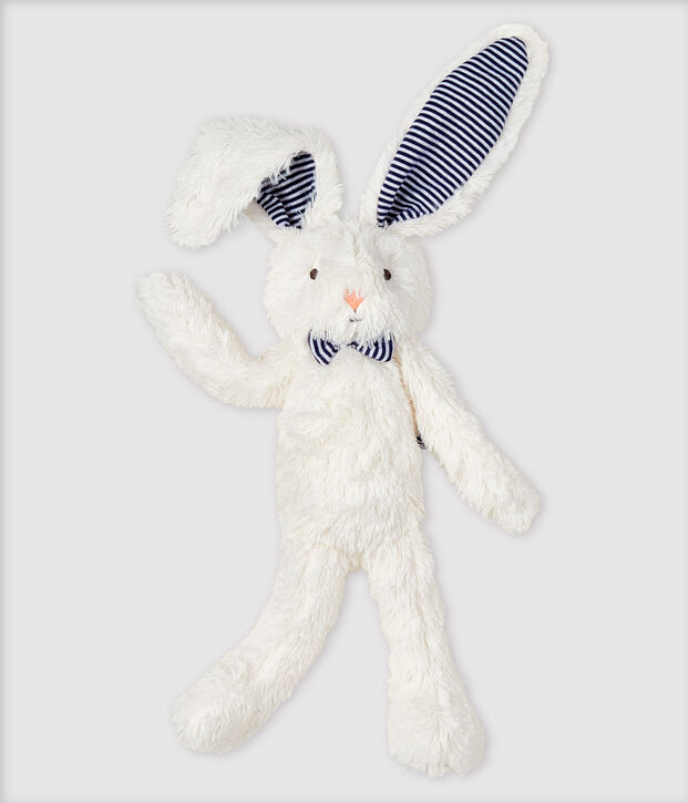 Sherpa Bow Tie Bunny Comforter white