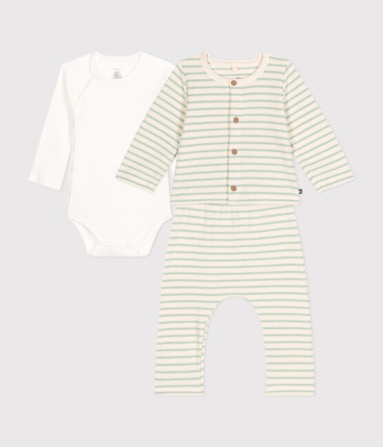 Babies' Terry Outfit - 3-Piece Set AVALANCHE /HERBIER