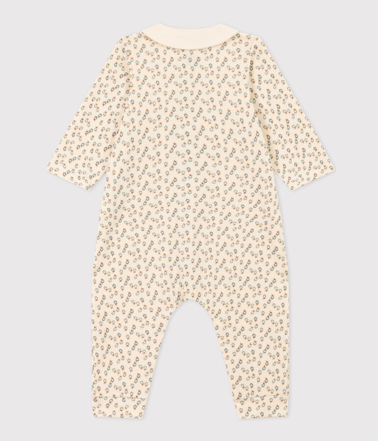 Babies' Floral Jumpsuit Ecru/multicolor