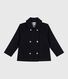 Children's coat in plain woollen broadcloth