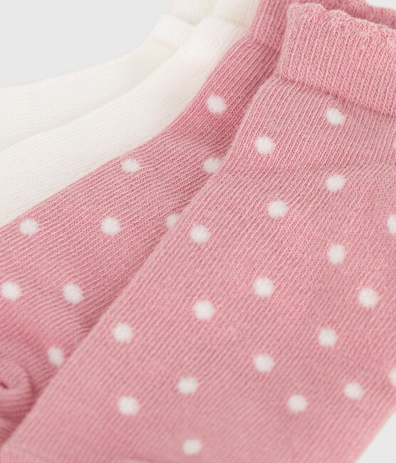 Pairs of girls' spotty cotton socks - 2-pack variante 2