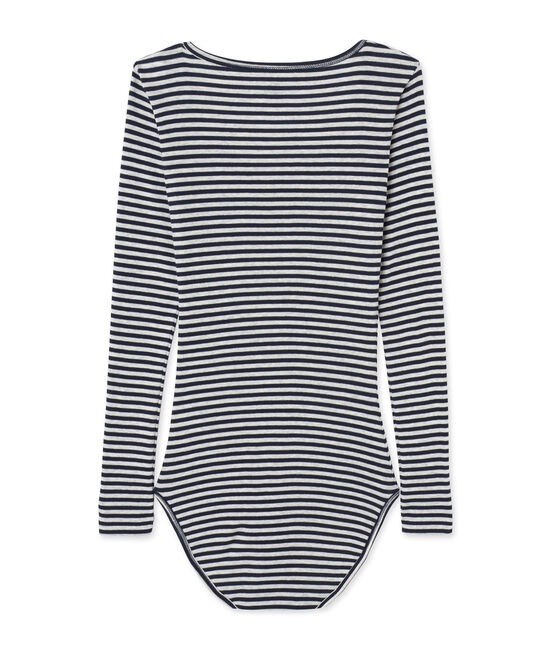 Women's Colette bodysuit SMOKING blue/BELUGA grey