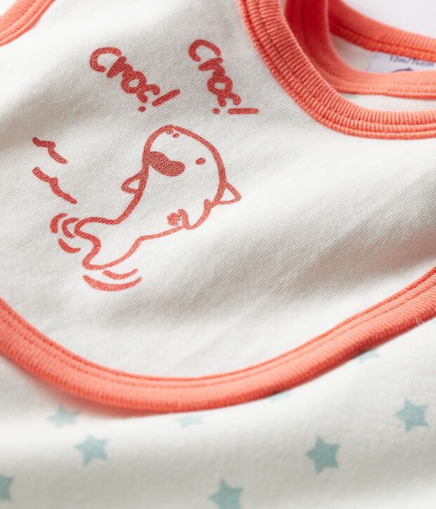 Baby Boys' Ribbed Playsuit white/blue