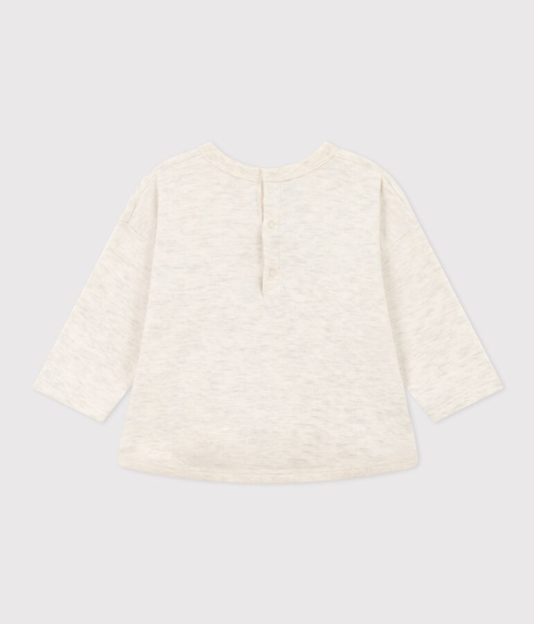 Babies' Long-Sleeved Tube Knit T-Shirt beige
