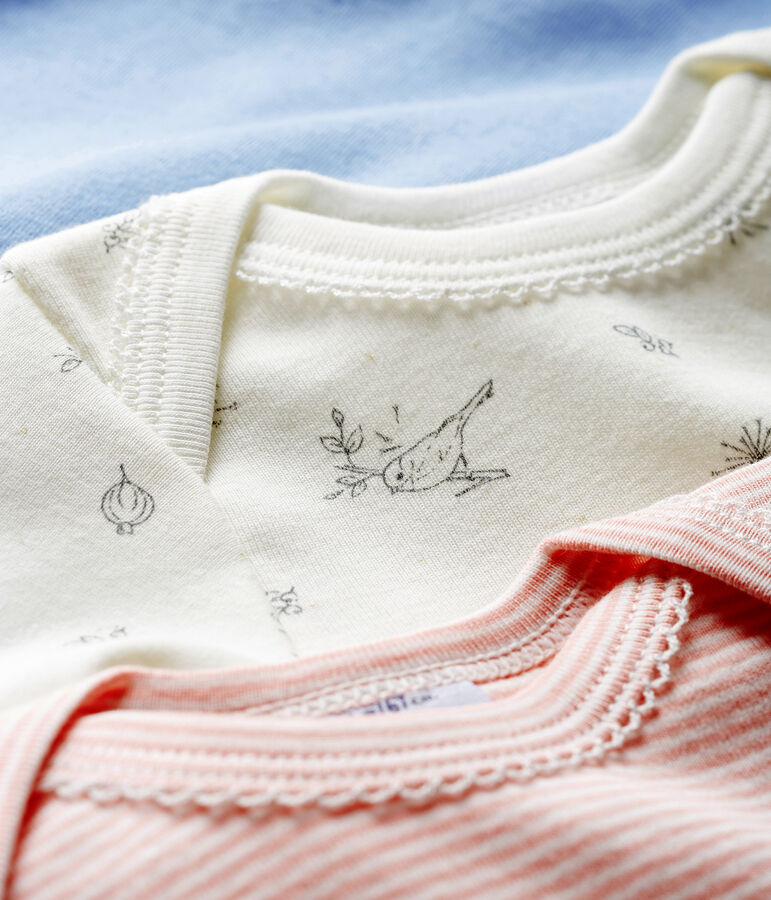 Baby Girls' Long-Sleeved Bodysuit - 3-Piece Set multicolor