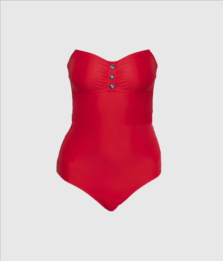 Women's Eco-Friendly Swimsuit red