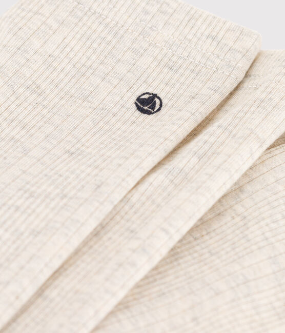 Babies' Cotton Leggings MONTELIMAR CHINE beige