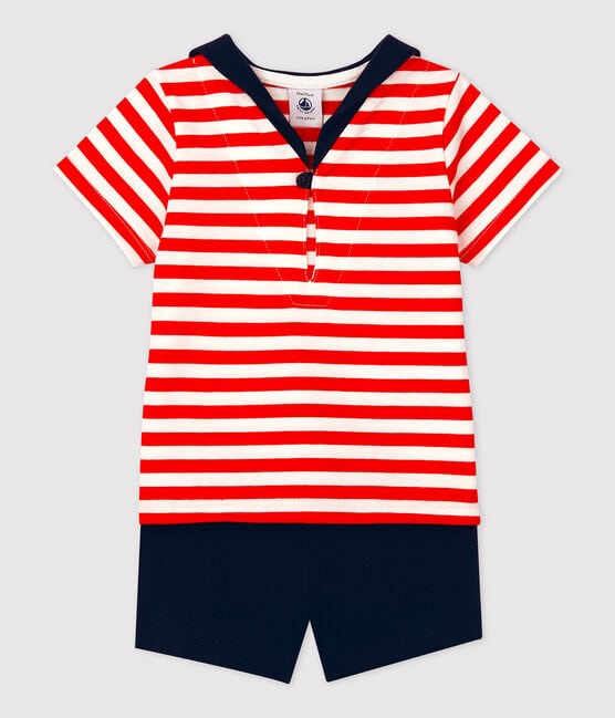 Babies' Sailor Clothing - 2-Piece Set PEPS red/MULTICO white