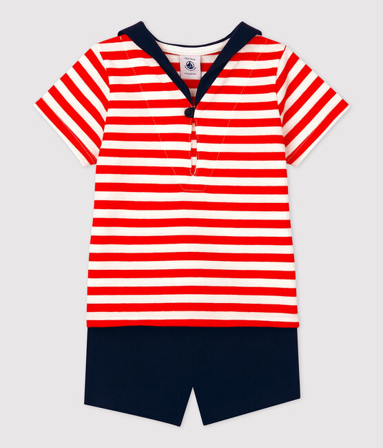 Babies' Sailor Clothing - 2-Piece Set PEPS red/MULTICO white