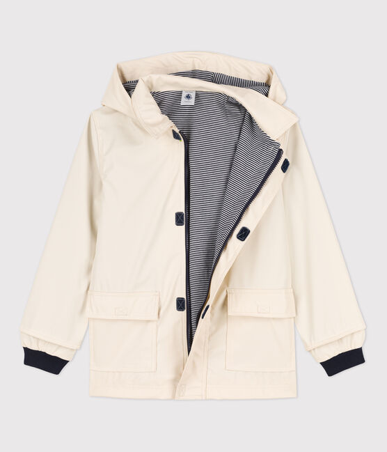 CHILDREN'S UNISEX ICONIC RECYCLED RAINCOAT AVALANCHE Ecru