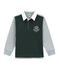 Boy's rugby shirt SHERWOOD green/MULTICO white