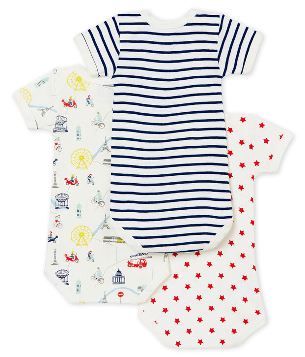 Baby Boys' Short-Sleeved Bodysuit - 3-Piece Set multicolor