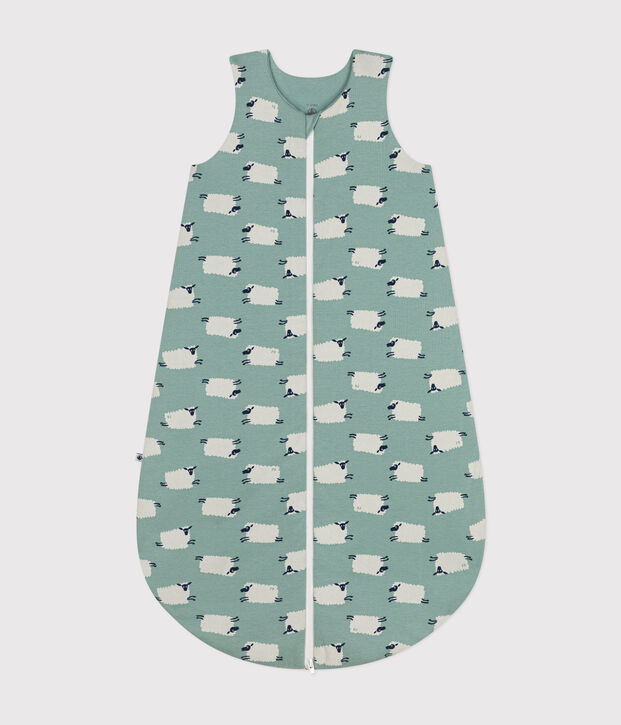 Babies 2.5 TOG cotton sleeping bag green/multicolor