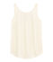 Women's Linen Vest MARSHMALLOW white