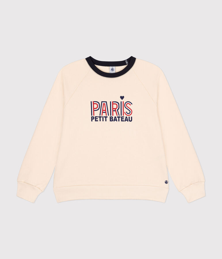 Women's Fleece Sweatshirt Ecru