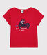 Girls' Short-Sleeved Organic Cotton T-Shirt