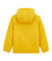 Child's warm, reversible windbreaker jacket JAUNE yellow