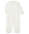 Babies' Jumpsuit/Sleeping Bag in Tube Knit MARSHMALLOW white/MULTICO white