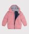 Children's plain puffer jacket pink