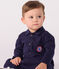 Babies' long, plain overall-style cotton playsuit SOIR