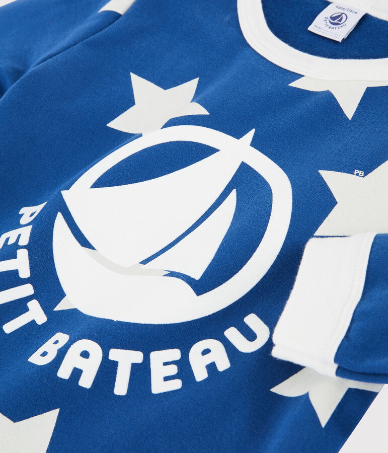 Unisex Starry Fleece Pyjamas blue/white