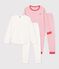 Pack of children's printed cotton pyjamas multicolor