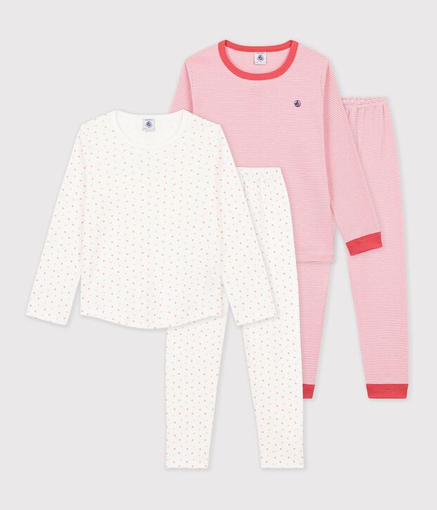 Pack of children's printed cotton pyjamas multicolor