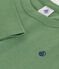 Children's long-sleeved rib knit unisex t-shirt PALMERAIE green
