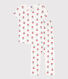 Girls' Floral Short-Sleeved Cotton Pyjamas