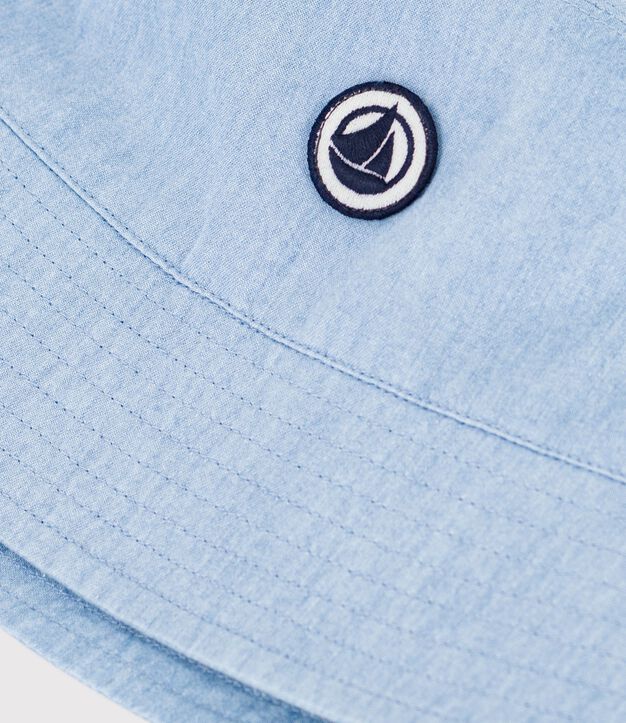 Children's denim sun hat blue