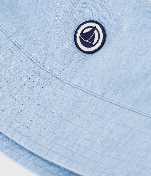 Children's denim sun hat blue