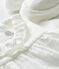 Set of Jumpsuit and Bootees in Easy-Wash Fabric MARSHMALLOW white