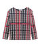 Women's Checked Sailor Top COQUILLE beige/MULTICO white