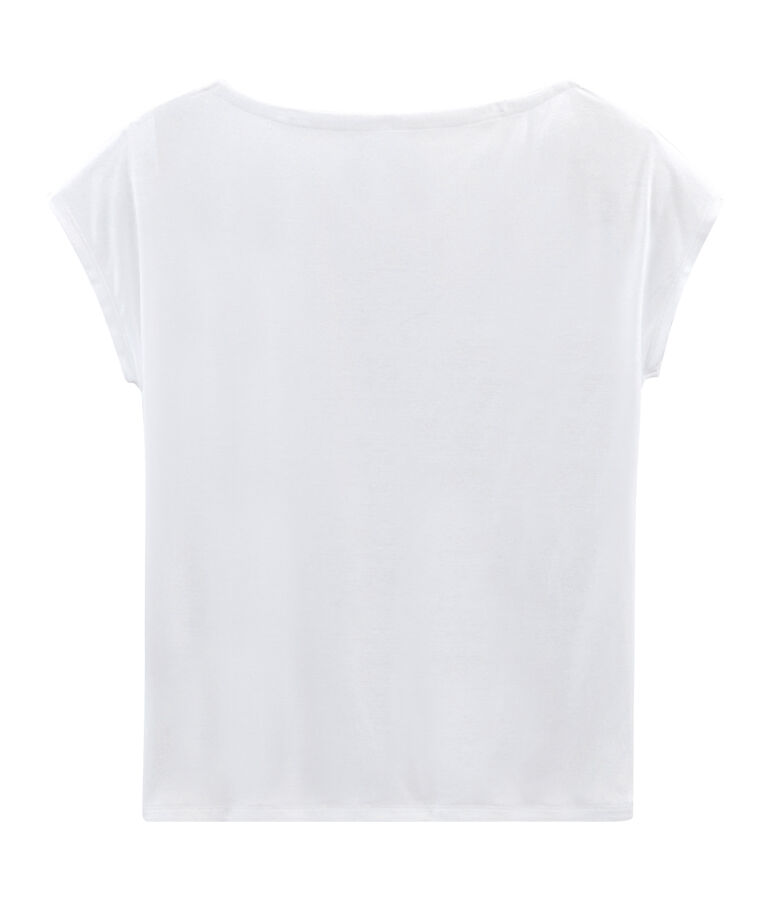 Women's Short-Sleeved Cotton Sea Island T-Shirt white