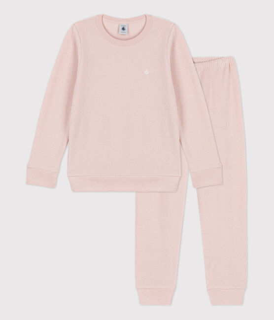 Children's Unisex Brushed Terry Pyjamas SALINE pink