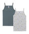 Little girl's strap vest duo variante 1