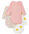 Baby Girls' Long-Sleeved Bodysuit - 3-Piece Set variante 1