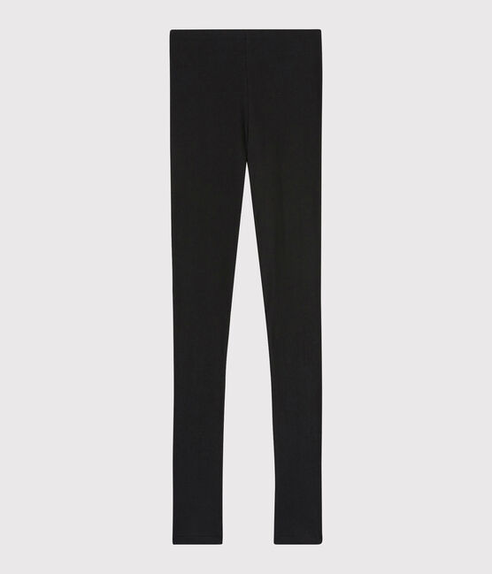 Women's Wool/Cotton Blend Leggings NOIR black