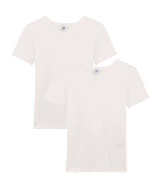 Set of 2 women's short-sleeved linen t-shirts Variante 1 PACK