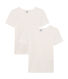 Set of 2 women's short-sleeved linen t-shirts