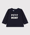 Babies' Long-Sleeved Jersey T-Shirt SMOKING blue