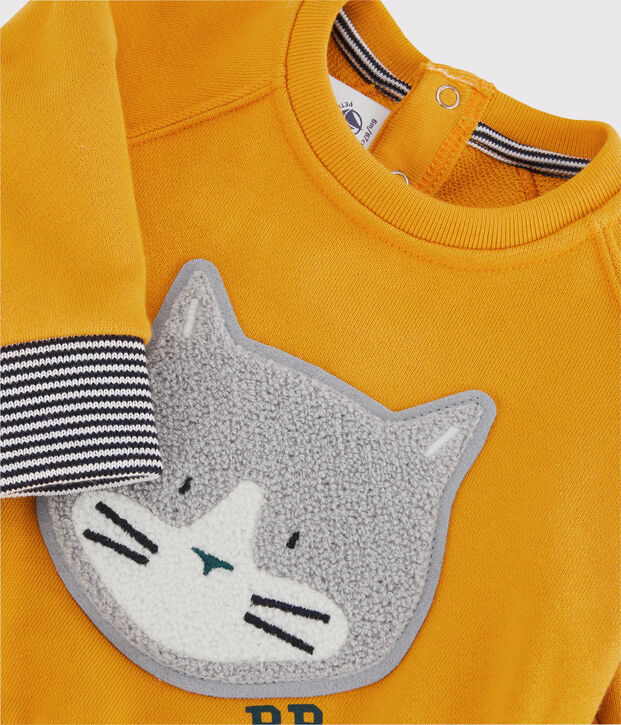 Babies' Fleece Sweatshirt yellow