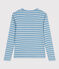 Women's Iconic Cotton Round Neck T-Shirt AZUL /MONTELIMAR
