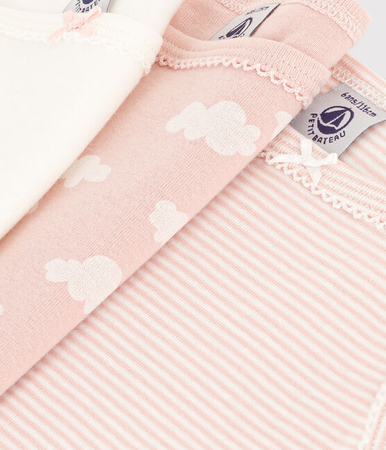 Children's Cloud Patterned Cotton Vests - 3-Pack variante 1