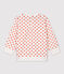 Babies' Fleece Sweatshirt MARSHMALLOW white/CAROTTE