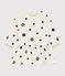 Baby girl's long-sleeved dress MARSHMALLOW white/MULTICO white