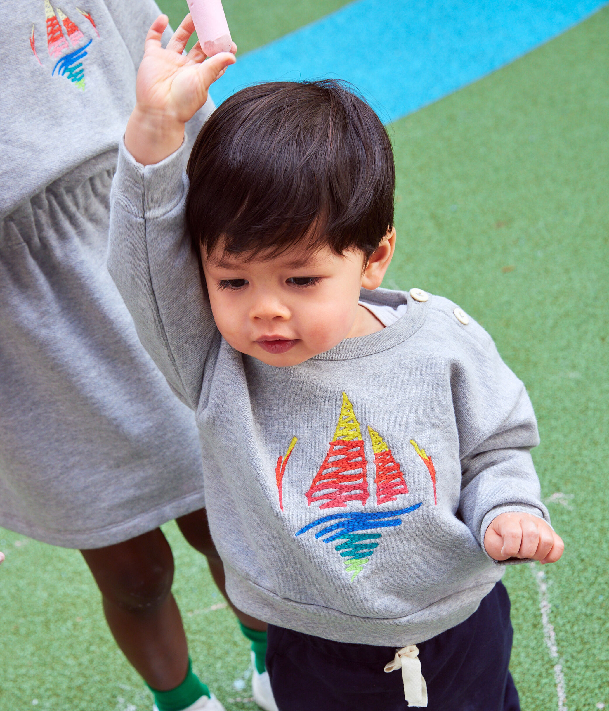 Baby fleece sales sweatshirt