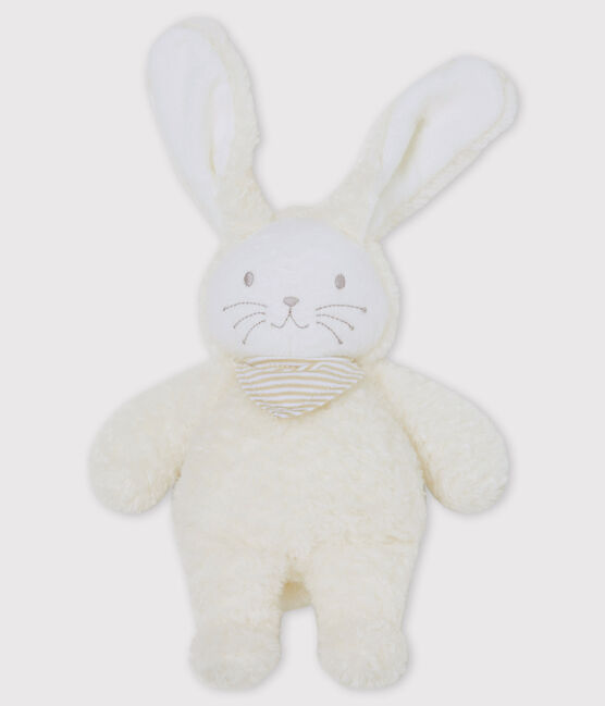 Musical bunny comforter: the ideal newborn gift! MARSHMALLOW white