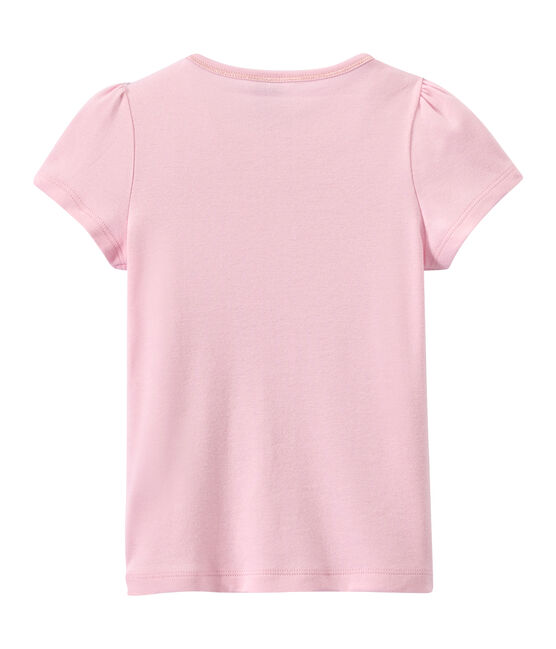 Girl's T-shirt with a little bow BABYLONE pink