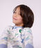 Children's pyjamas in fleece with a dragon print white/multicolor
